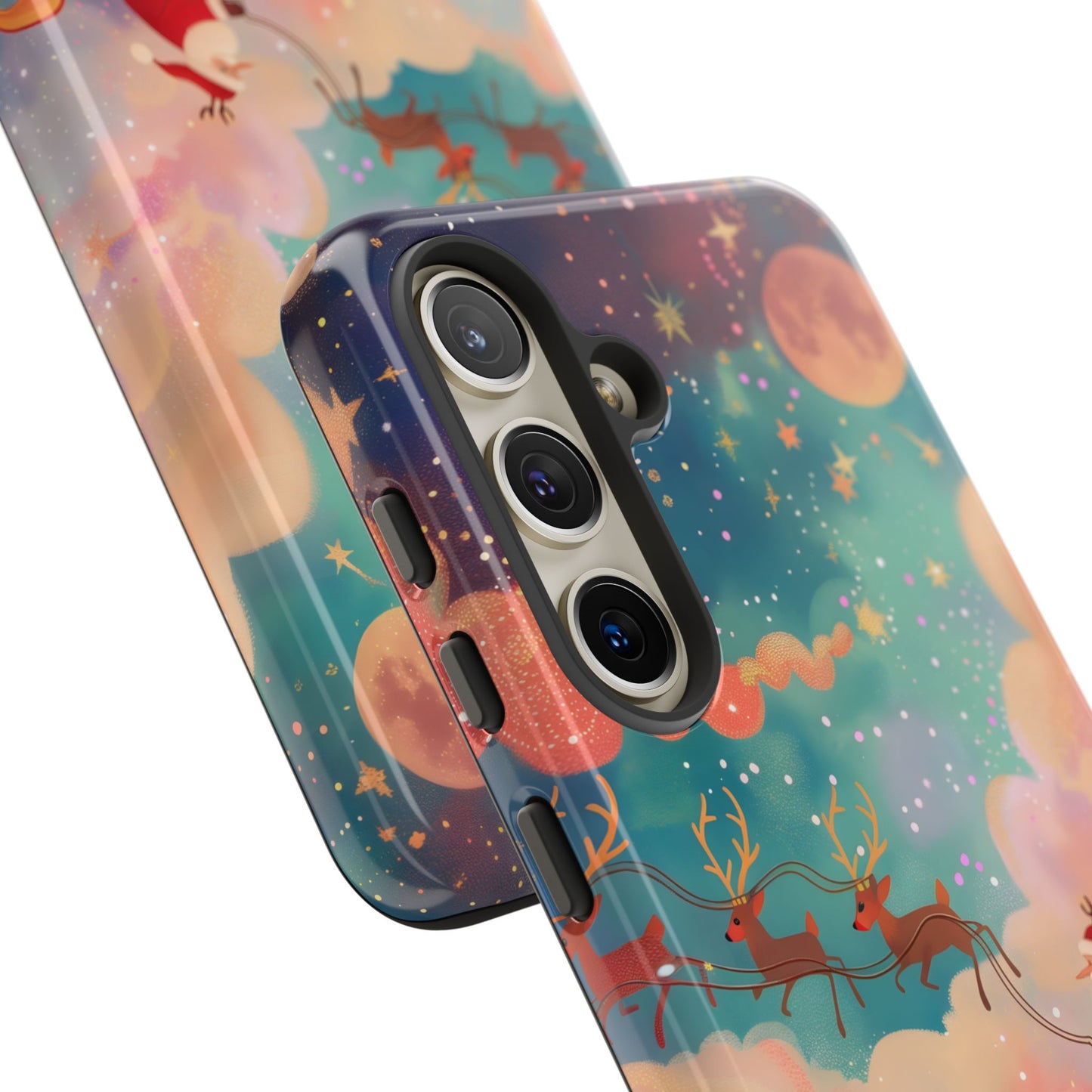 Starlit Santa Sky –  Tough Glossy Samsung Galaxy Case