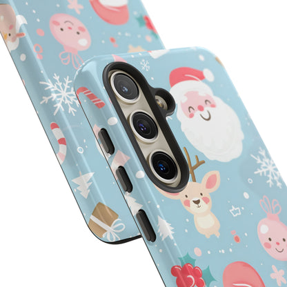 Pastel Santa Joy – Tough Glossy Samsung Galaxy Case