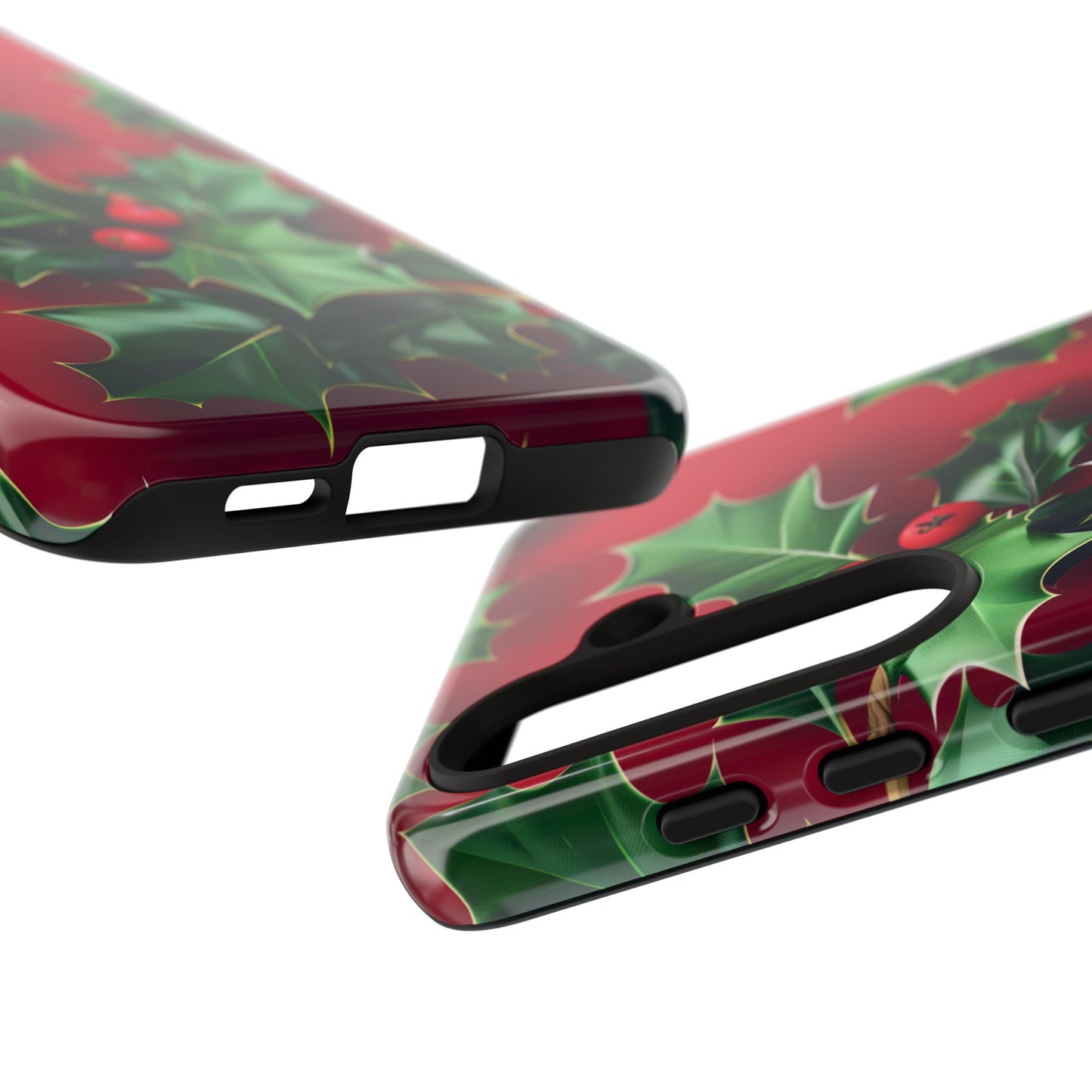 Holly Berry Bloom – Tough Glossy Samsung Galaxy Case
