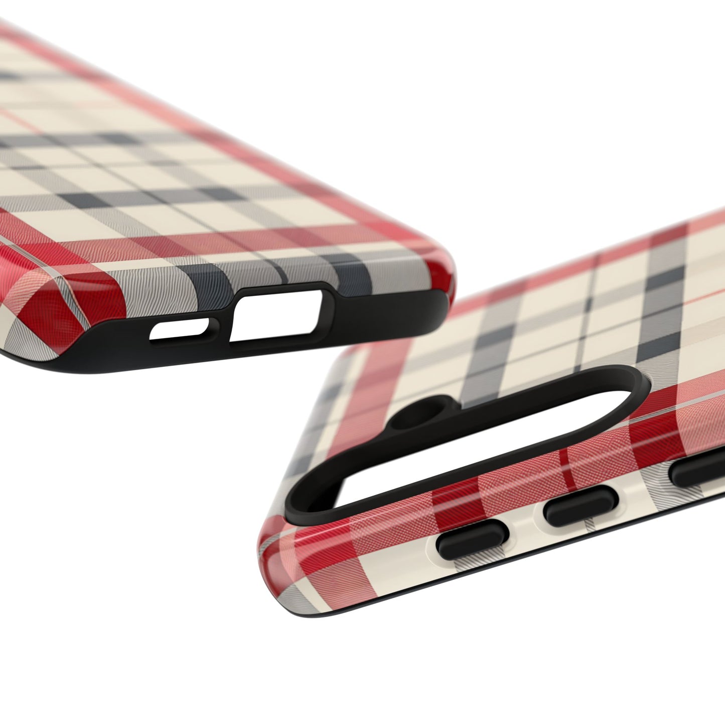 Winter Tartan Classic – Tough Glossy Samsung Galaxy Case