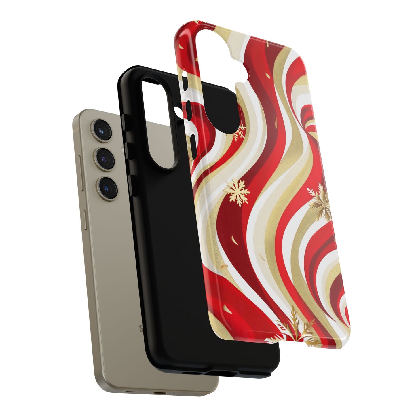 Peppermint Waves – Tough Glossy Samsung Galaxy Case