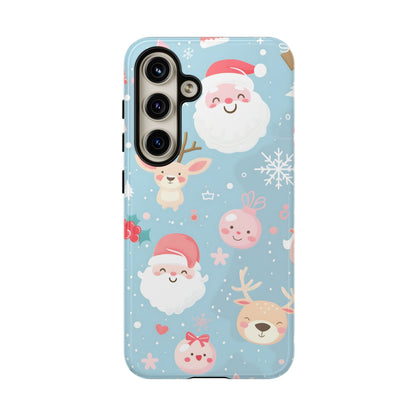 Pastel Santa Joy – Tough Glossy Samsung Galaxy Case