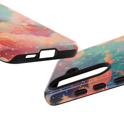 Starlit Santa Sky –  Tough Glossy Samsung Galaxy Case