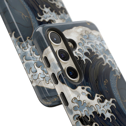Golden Wave – Tough Glossy Samsung Case