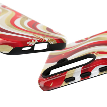 Peppermint Waves – Tough Glossy Samsung Galaxy Case