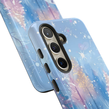 Frosted Winter Forest – Tough Glossy Samsung Galaxy Case