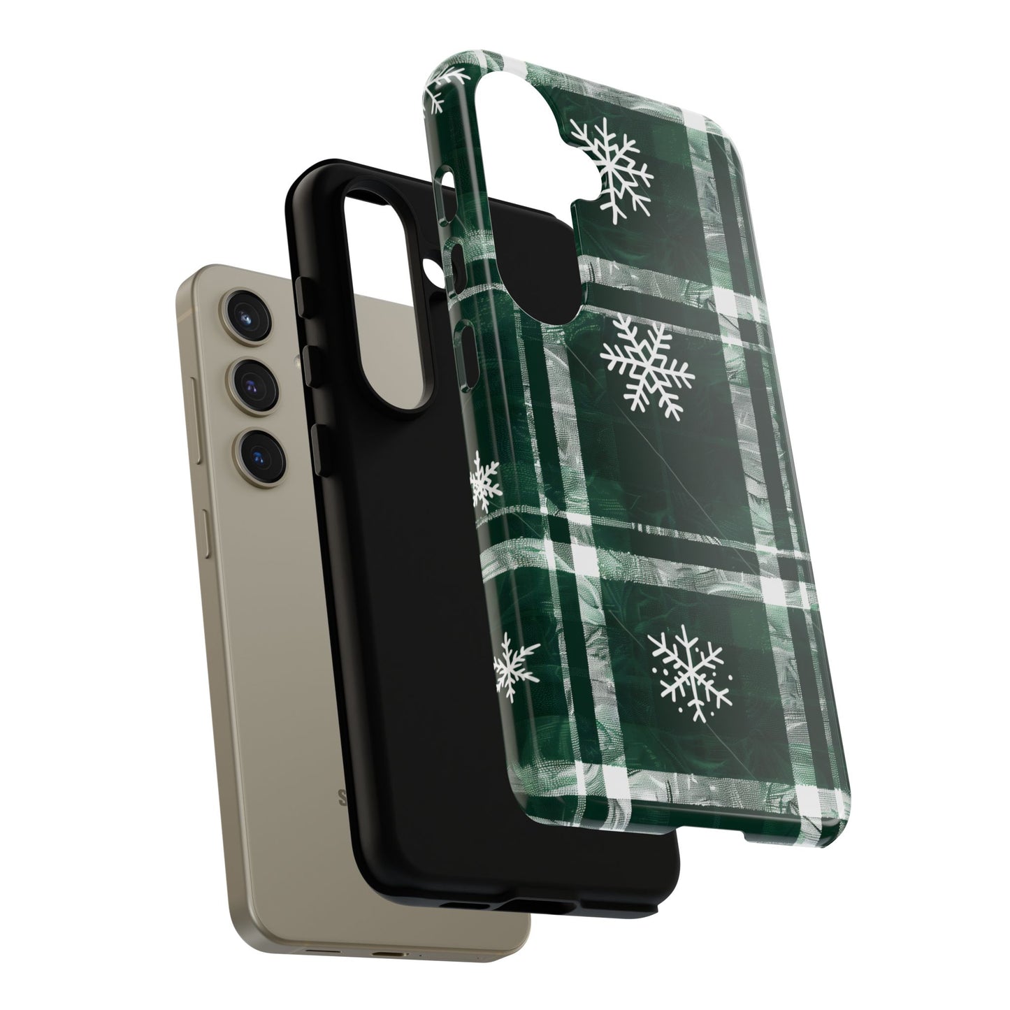 Frosted Tartan – Tough Glossy Samsung Galaxy Case