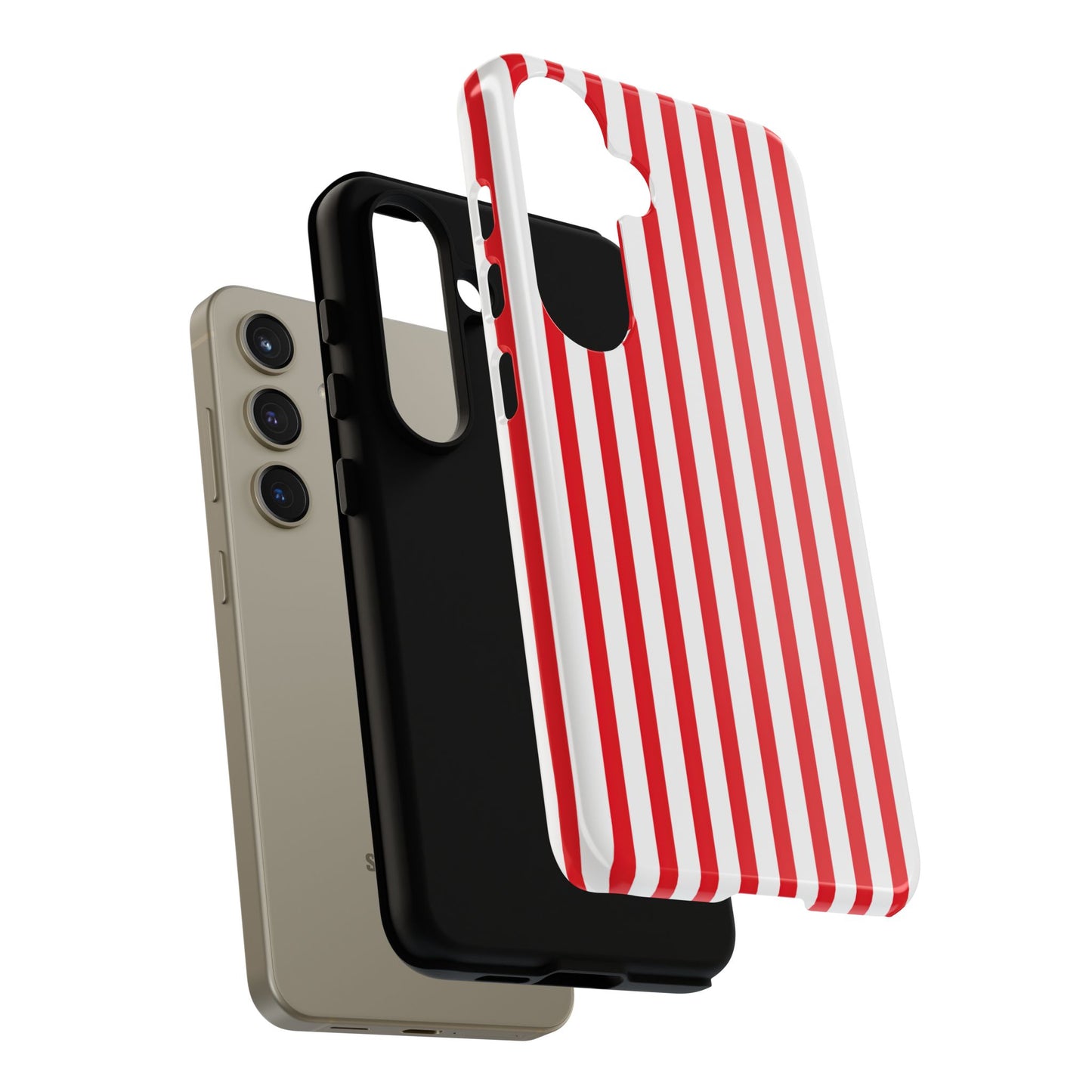 Candy Cane Stripes – Tough Glossy Samsung Galaxy Case
