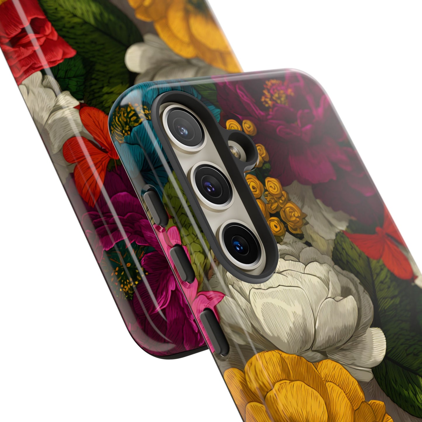 Midnight Bloom – Tough Glossy Samsung Galaxy Case