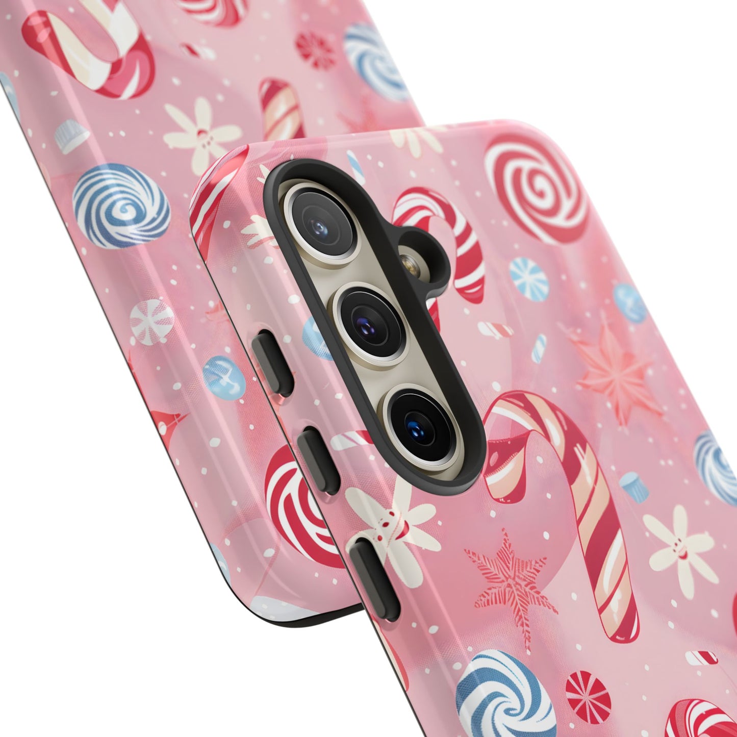 Candy Cane Swirl – Tough Glossy Samsung Galaxy Case