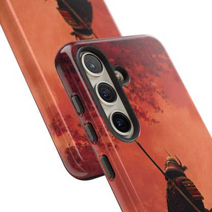 Blood Moon Warrior – Tough Glossy Samsung Galaxy Case
