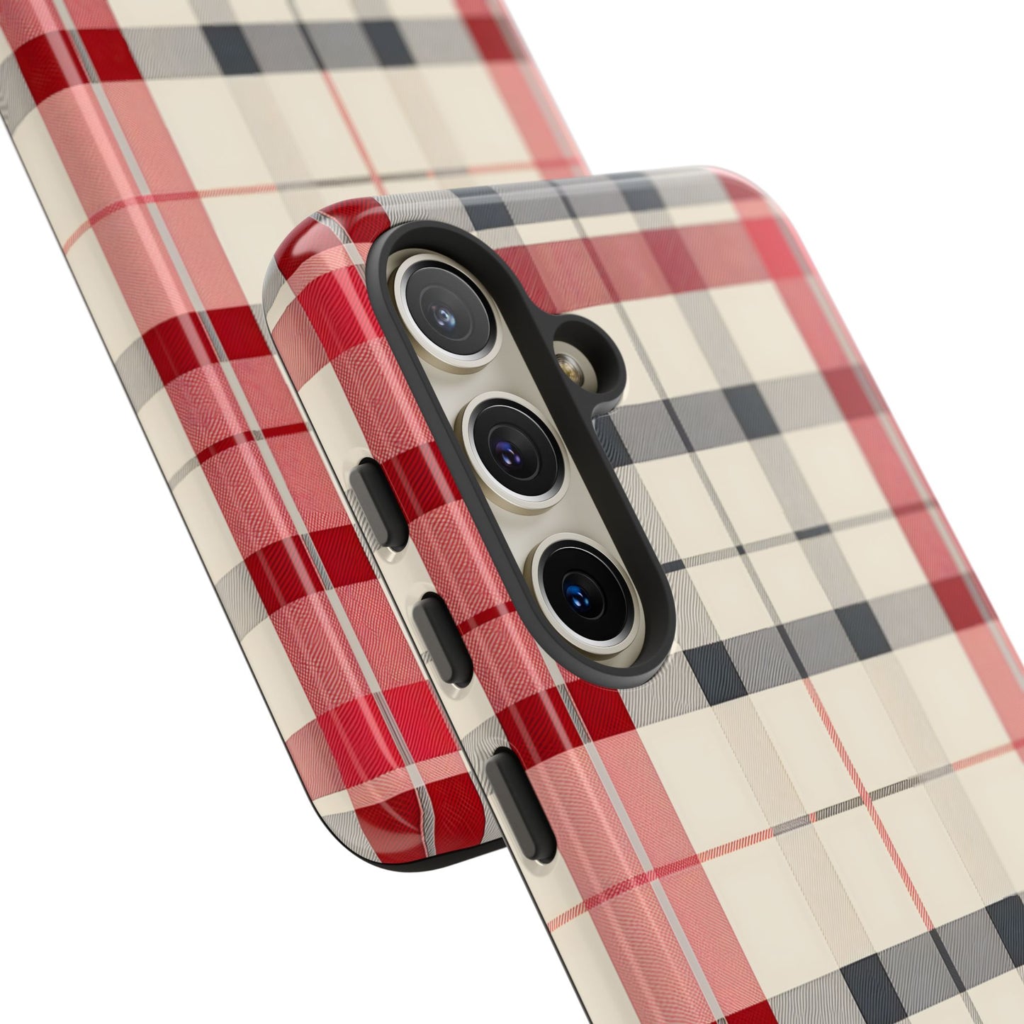 Winter Tartan Classic – Tough Glossy Samsung Galaxy Case