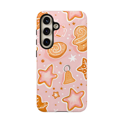 Gingerbread Sweet Stars – Tough Glossy Samsung Galaxy Case