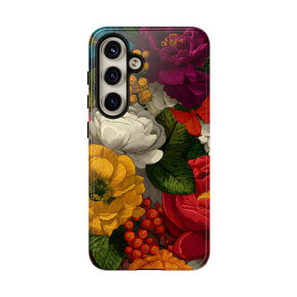 Midnight Bloom – Tough Glossy Samsung Galaxy Case