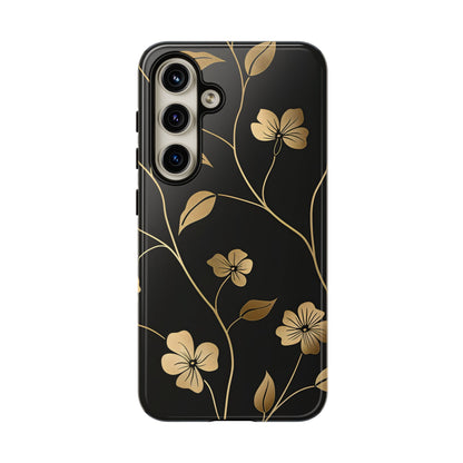 Golden Elegance – Tough Glossy Samsung Galaxy Case