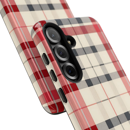Winter Tartan Classic – Tough Glossy Samsung Galaxy Case