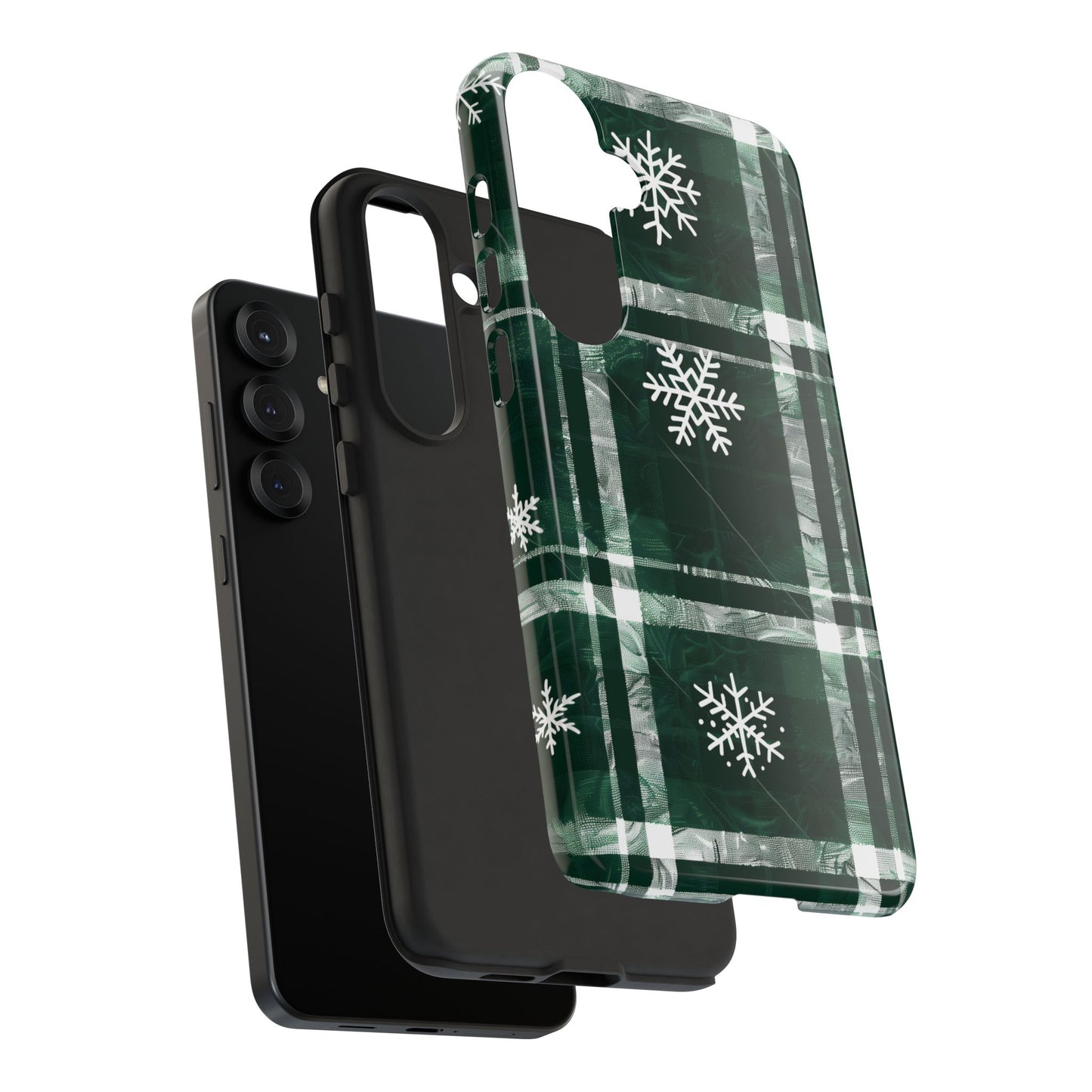 Frosted Tartan – Tough Glossy Samsung Galaxy Case
