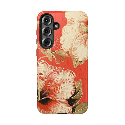 Golden Hibiscus – Tough Glossy Samsung Galaxy Case