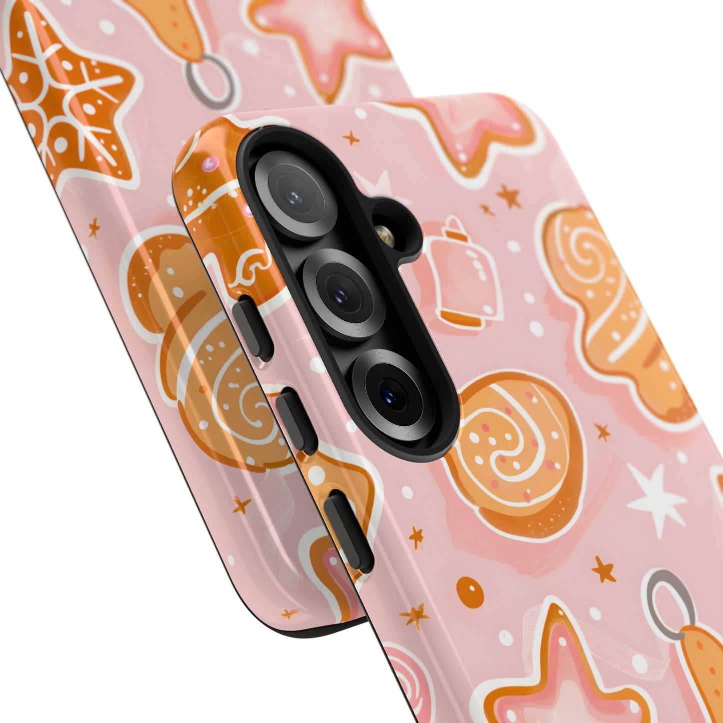 Gingerbread Sweet Stars – Tough Glossy Samsung Galaxy Case