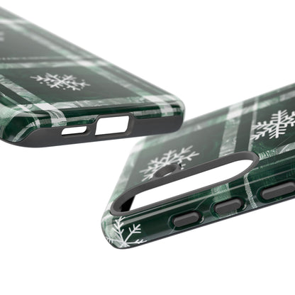 Frosted Tartan – Tough Glossy Samsung Galaxy Case