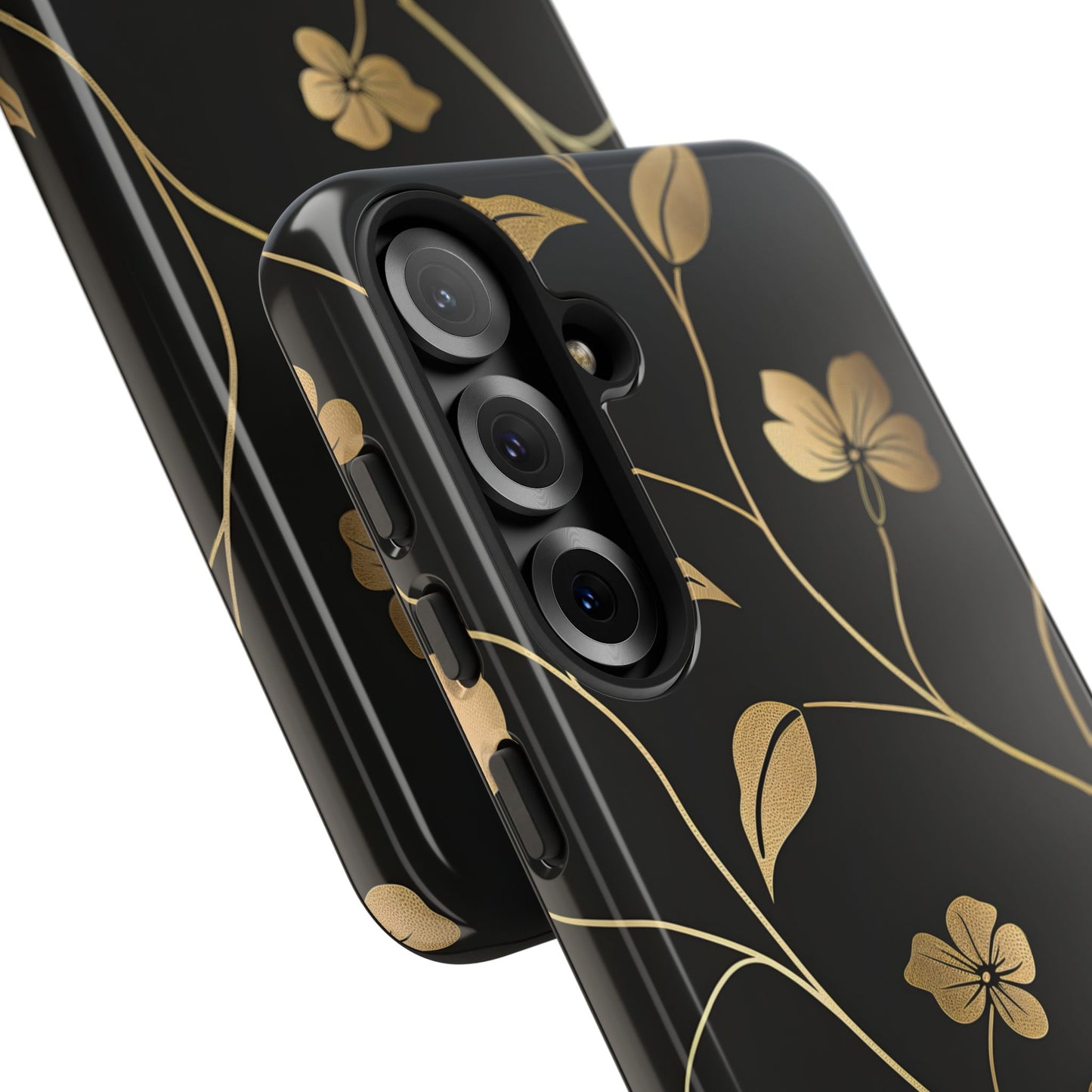 Golden Elegance – Tough Glossy Samsung Galaxy Case