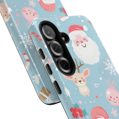 Pastel Santa Joy – Tough Glossy Samsung Galaxy Case