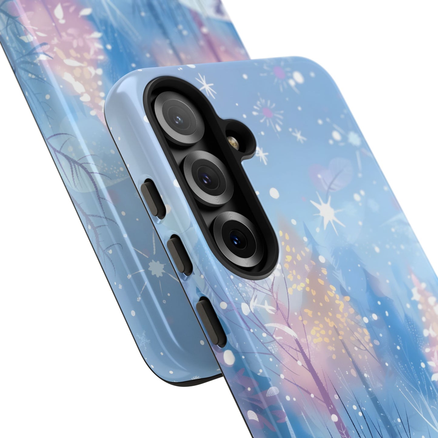 Frosted Winter Forest – Tough Glossy Samsung Galaxy Case