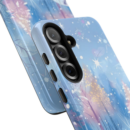 Frosted Winter Forest – Tough Glossy Samsung Galaxy Case