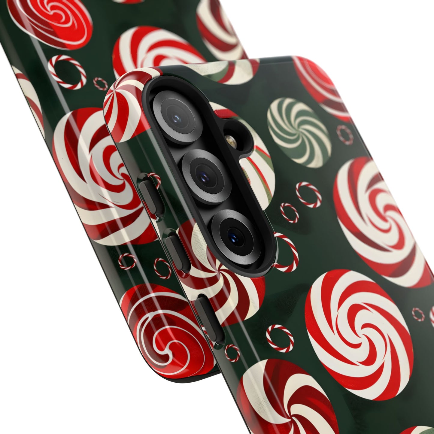 Peppermint Swirl Burst – Tough Glossy Samsung Galaxy Case