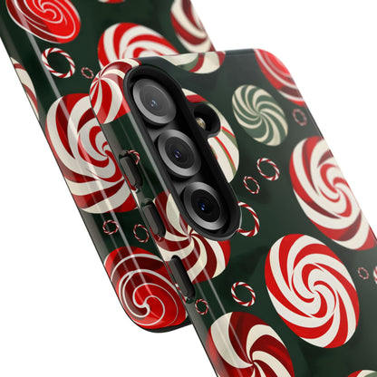 Peppermint Swirl Burst – Tough Glossy Samsung Galaxy Case