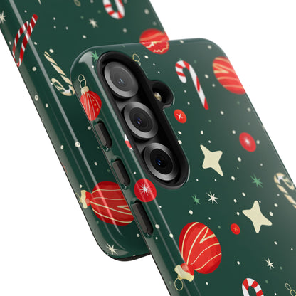 Festive Ornament Scatter – Tough Glossy Samsung Galaxy Case