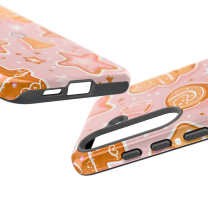 Gingerbread Sweet Stars – Tough Glossy Samsung Galaxy Case