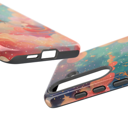 Starlit Santa Sky –  Tough Glossy Samsung Galaxy Case