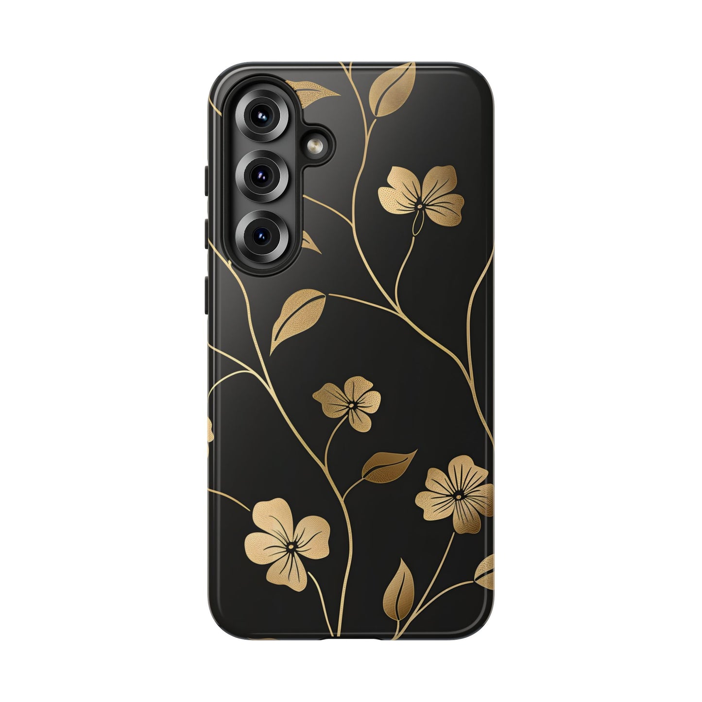 Golden Elegance – Tough Glossy Samsung Galaxy Case