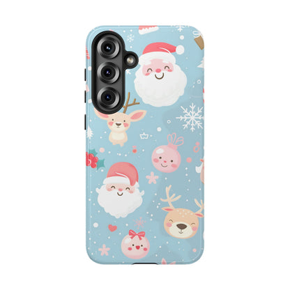 Pastel Santa Joy – Tough Glossy Samsung Galaxy Case