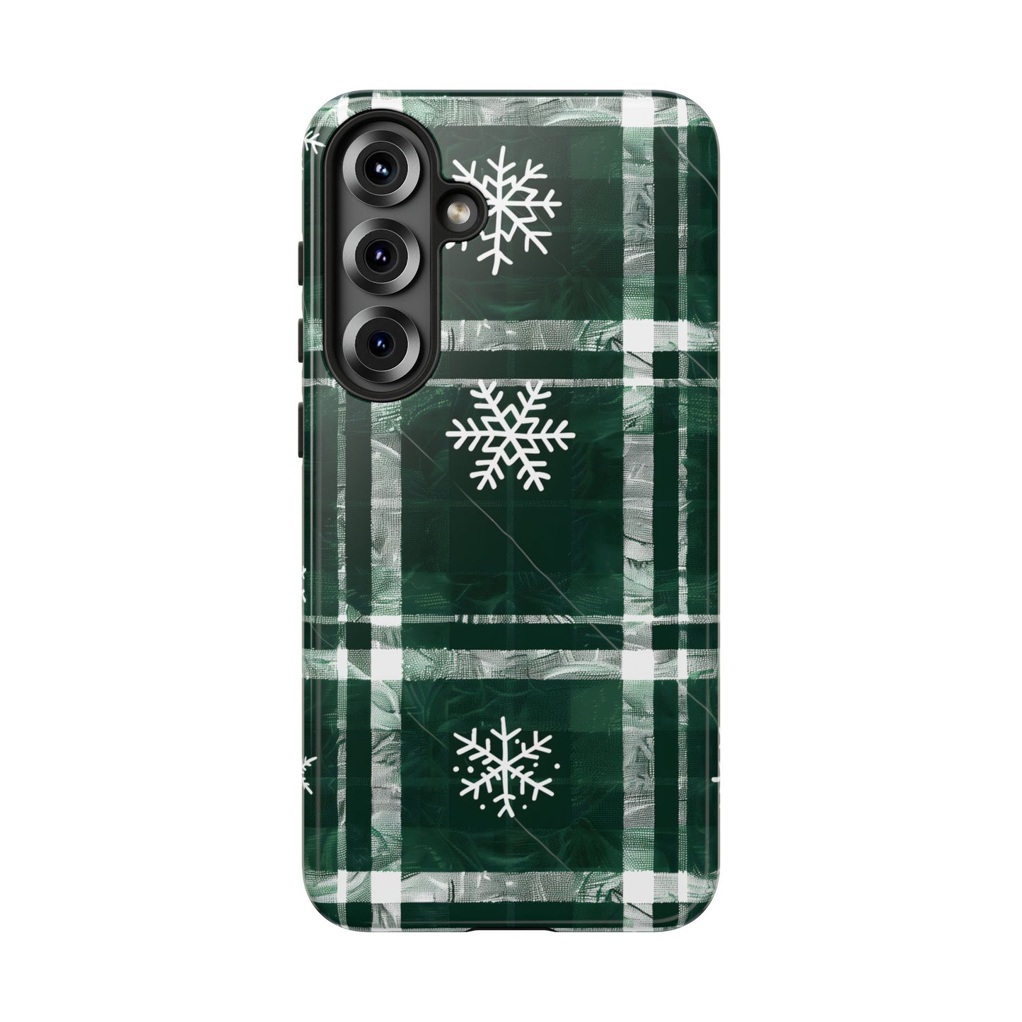 Frosted Tartan – Tough Glossy Samsung Galaxy Case
