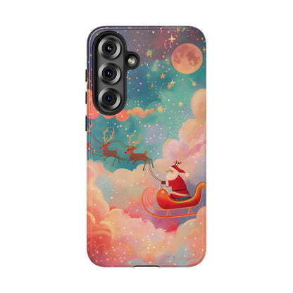 Starlit Santa Sky –  Tough Glossy Samsung Galaxy Case