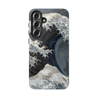 Golden Wave – Tough Glossy Samsung Case