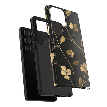 Golden Elegance – Tough Glossy Samsung Galaxy Case