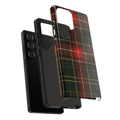 Classic Christmas Tartan – Tough Glossy Samsung Galaxy Case