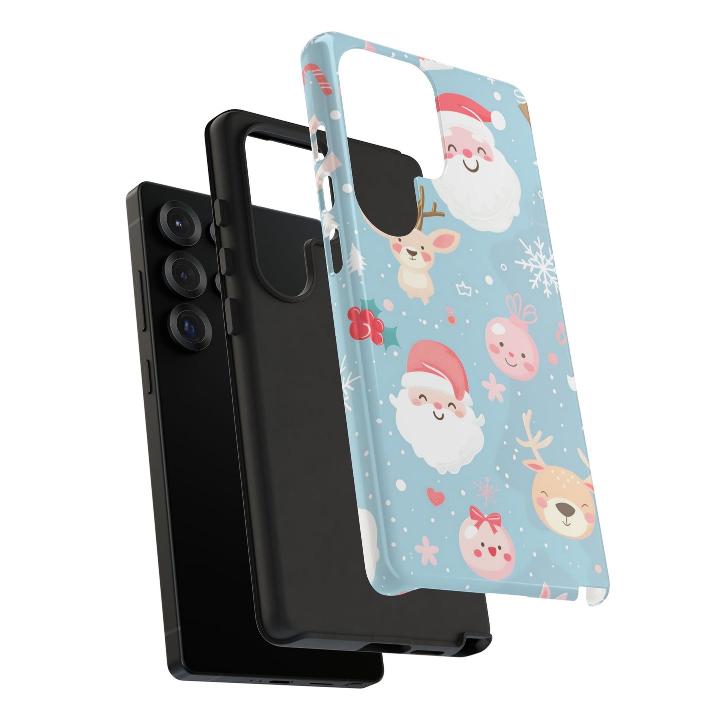 Pastel Santa Joy – Tough Glossy Samsung Galaxy Case