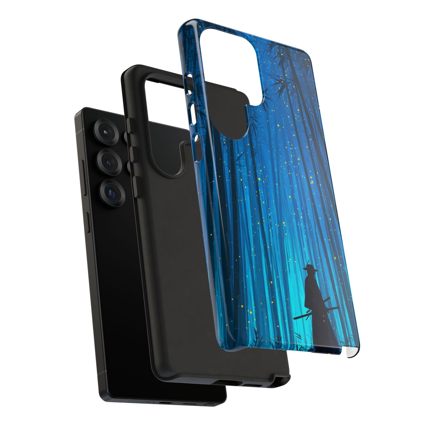 Shadowed Bamboo Sentinel – Tough Glossy Samsung Galaxy Case