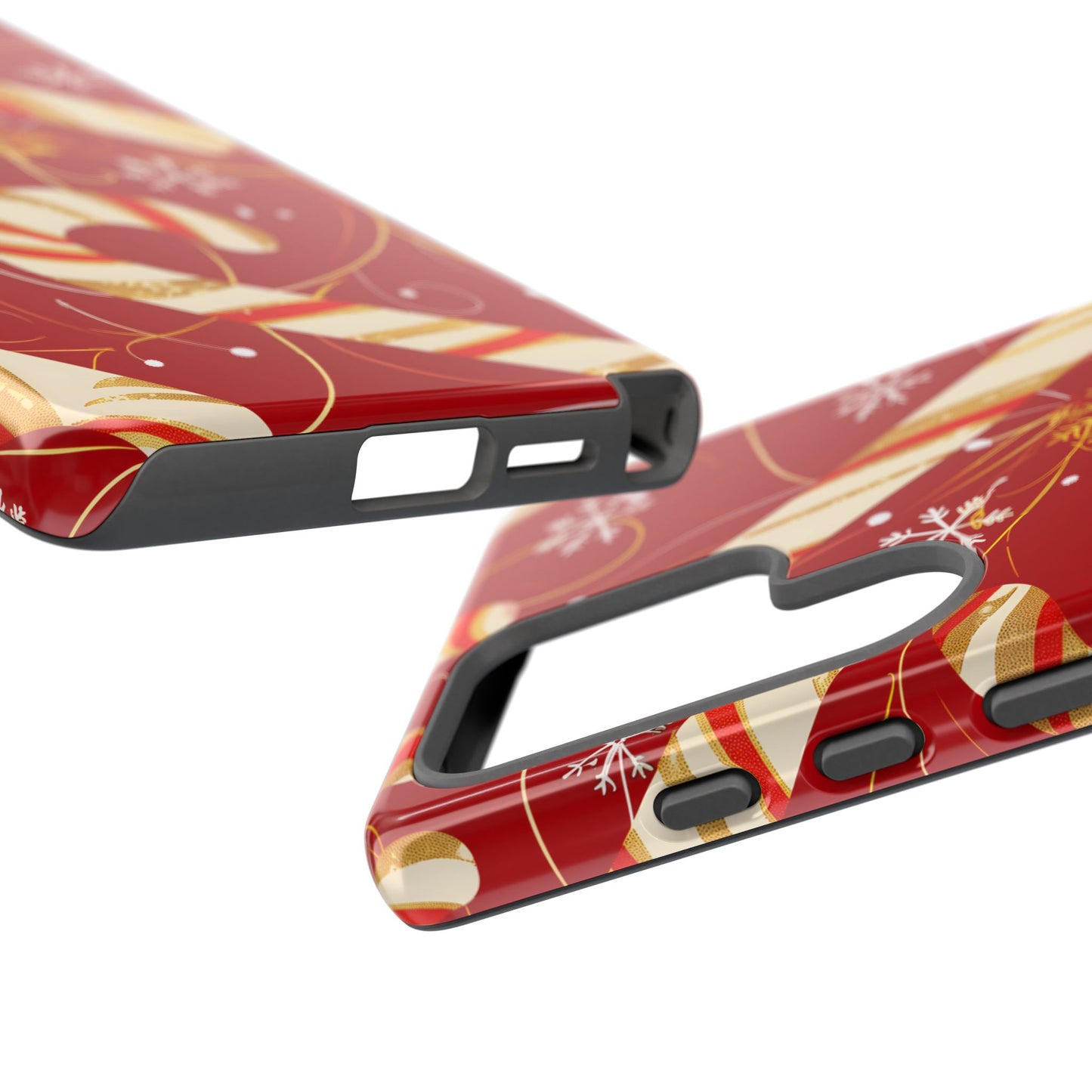 Golden Candy Cane Luxe – Tough Glossy Samsung Galaxy Case
