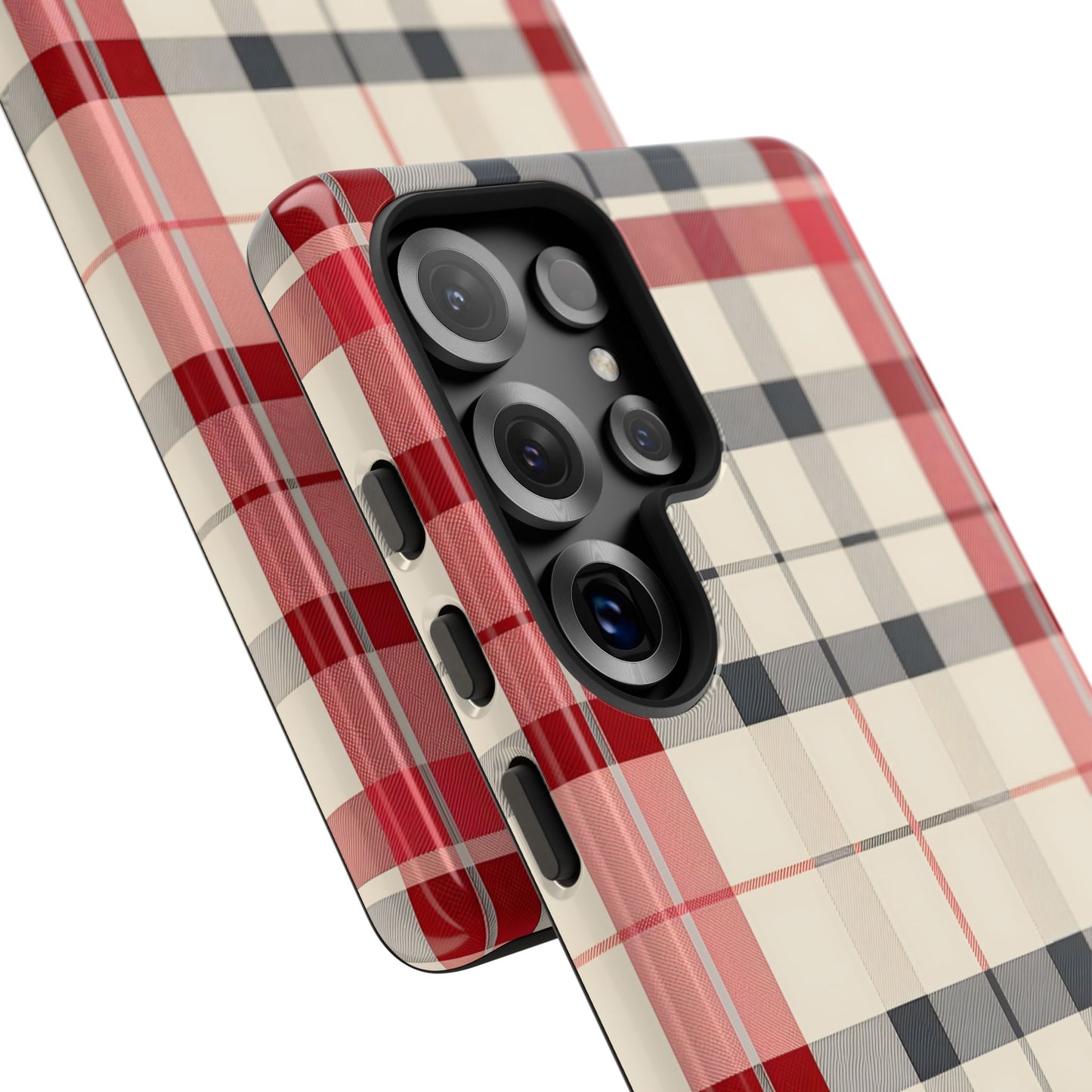 Winter Tartan Classic – Tough Glossy Samsung Galaxy Case