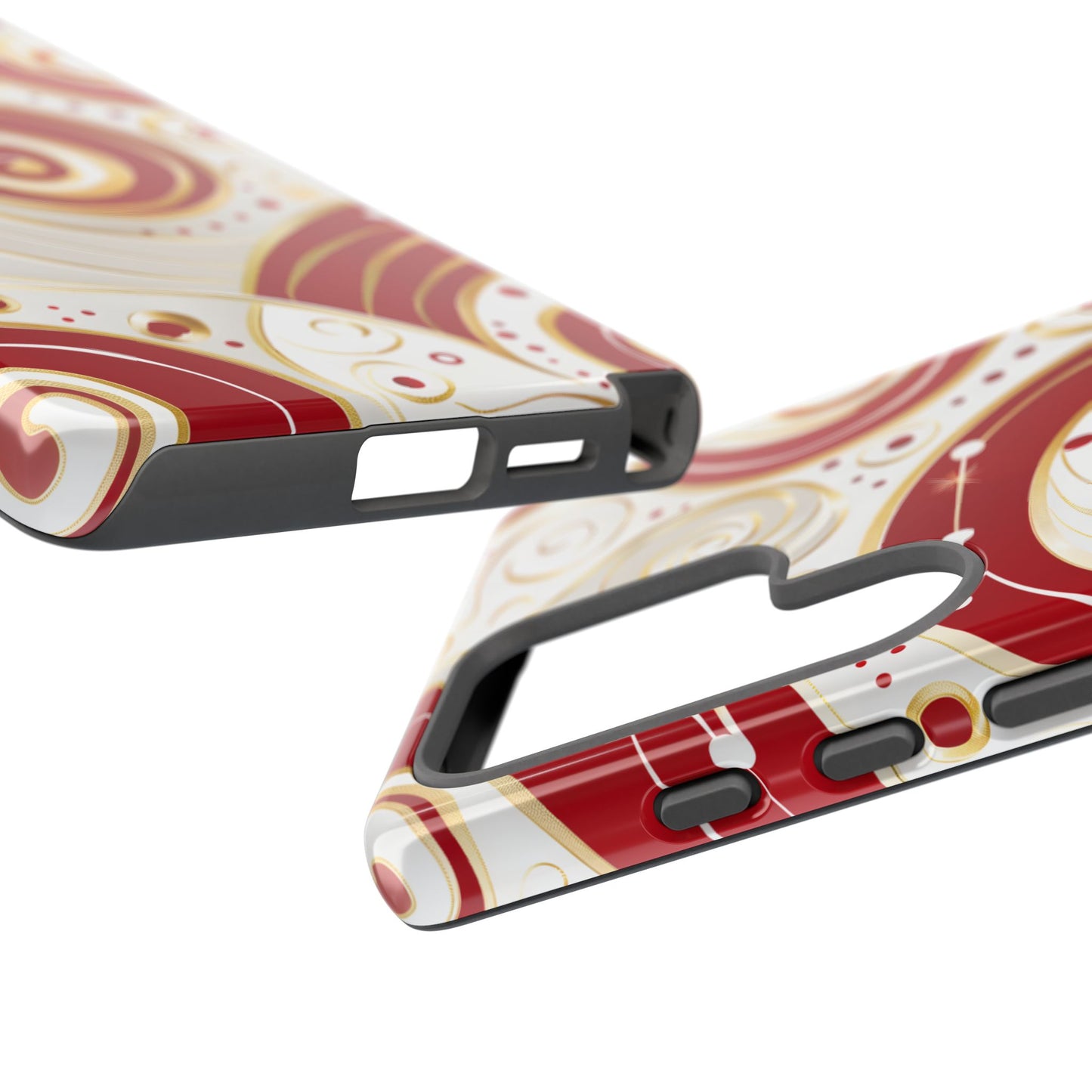 Golden Candy Swirl – Tough Glossy Samsung Galaxy Case