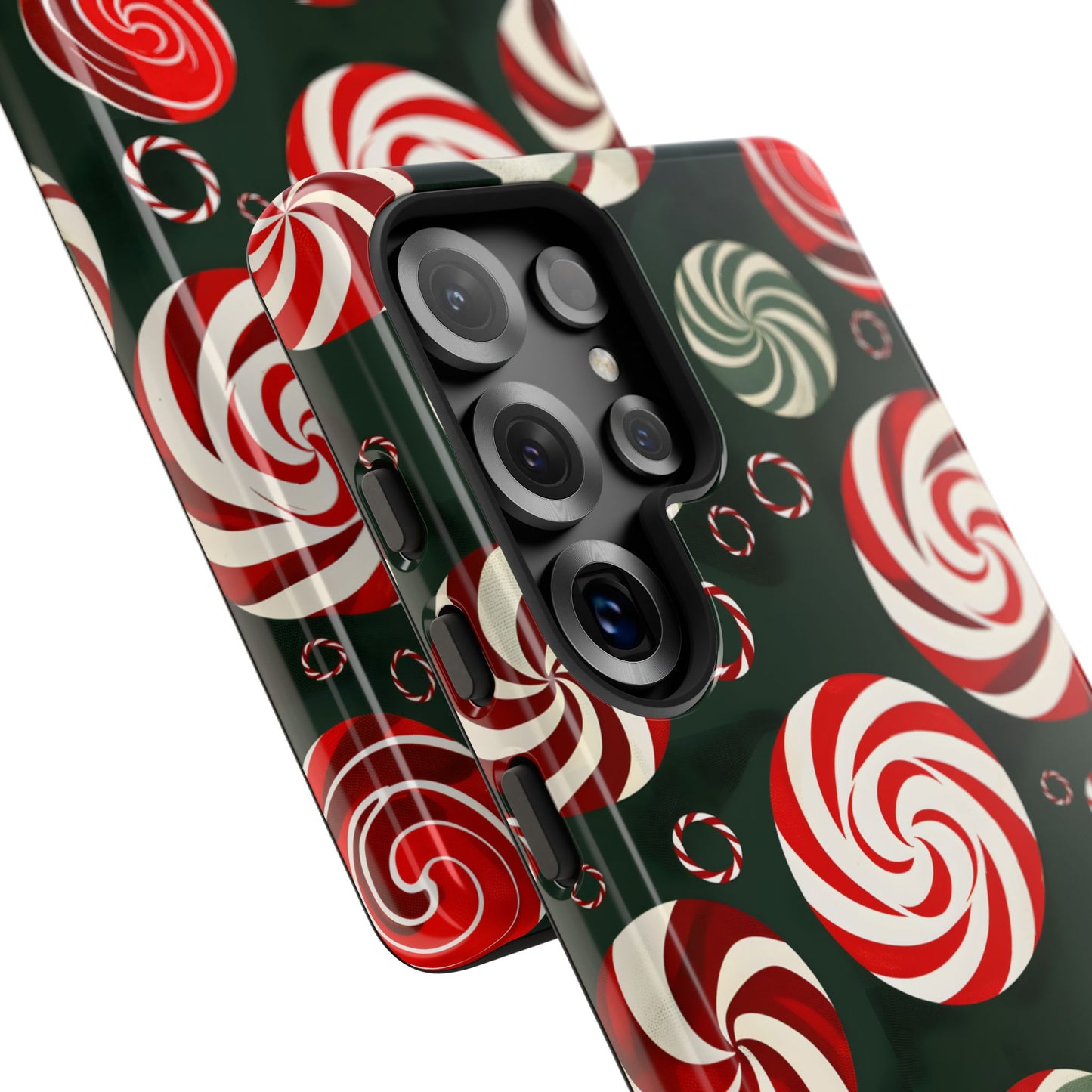 Peppermint Swirl Burst – Tough Glossy Samsung Galaxy Case