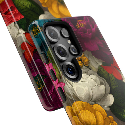 Midnight Bloom – Tough Glossy Samsung Galaxy Case