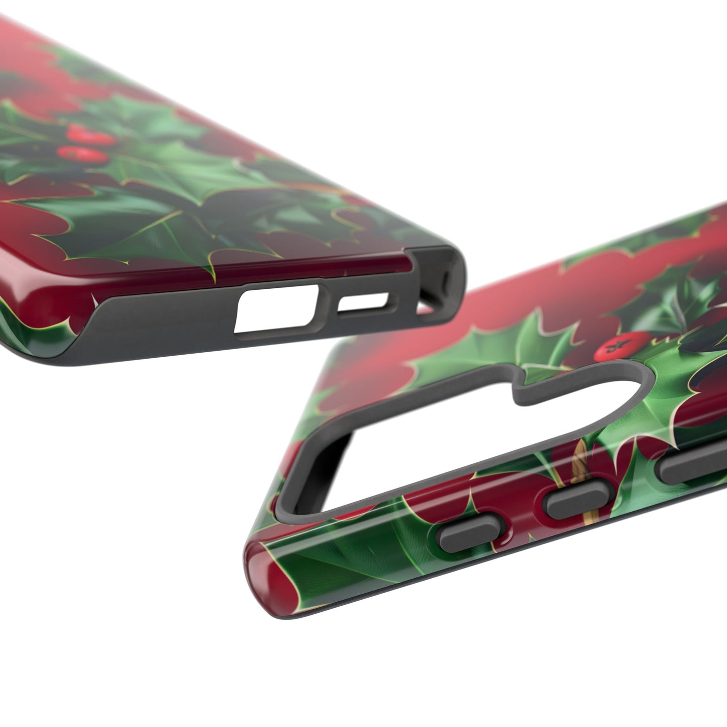 Holly Berry Bloom – Tough Glossy Samsung Galaxy Case