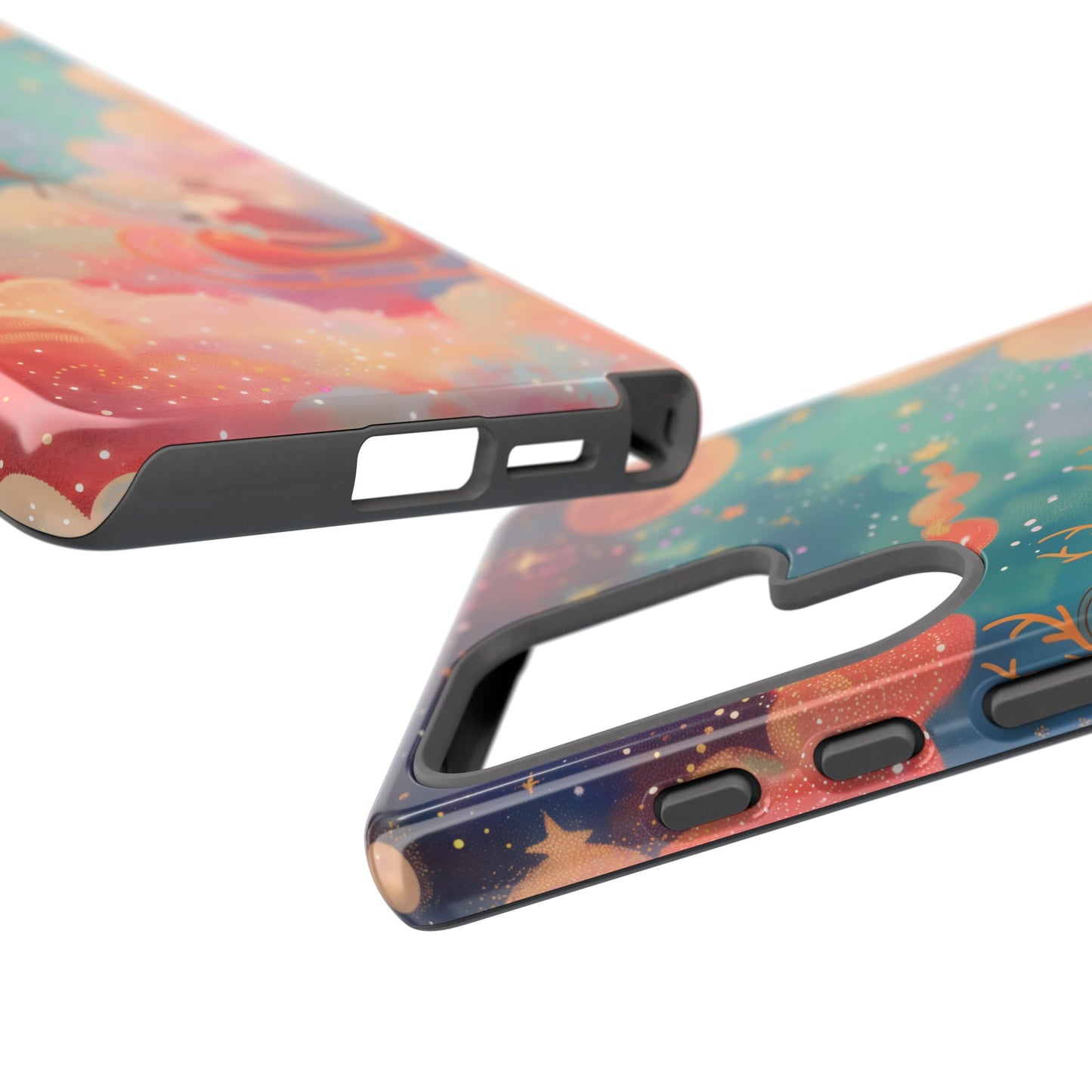 Starlit Santa Sky –  Tough Glossy Samsung Galaxy Case