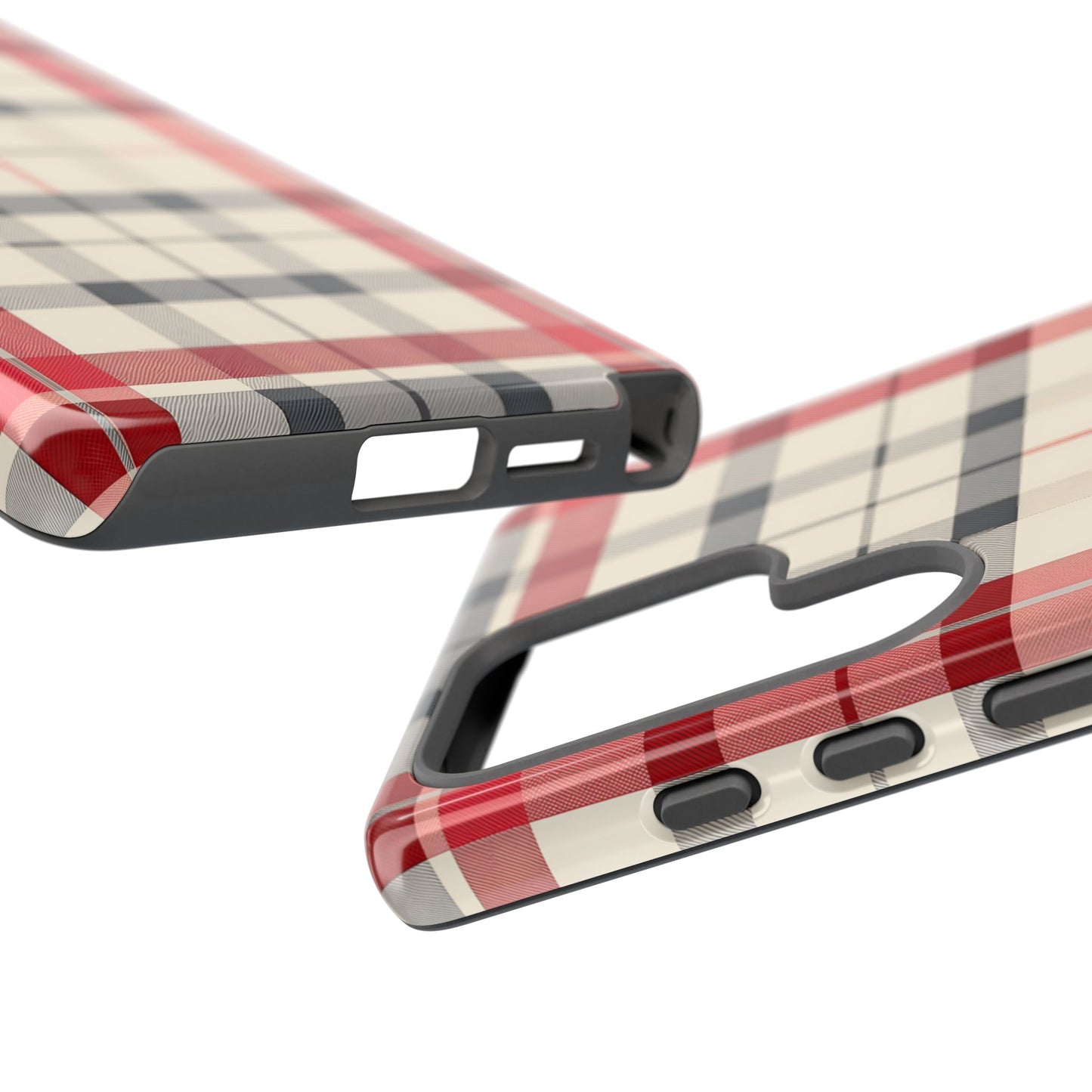 Winter Tartan Classic – Tough Glossy Samsung Galaxy Case